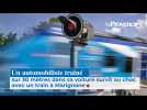 Un automobiliste traîné sur 30 mètres dans sa voiture survit au choc avec un train à Marignane