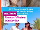 Daniela Martins et son mari s'offrent une escapade à deux, sans les enfants, pour la toute première fois