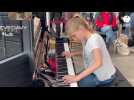 VIDEO. Nora, Ukrainienne de 10 ans, ira à la finale du concours des pianos en gare
