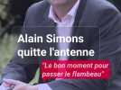 Alain Simons quitte l'antenne : 