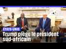 Etats-Unis : Trump piège le président sud-africain avec une vidéo sur un prétendu « génocide blanc »