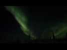 VIDÉO. Grandiose : des aurores boréales ont illuminé le ciel arctique au Canada