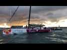 VIDEO. Skipper du Vendée Globe, Louis Duc de retour à Cherbourg