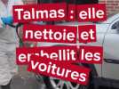 Talmas : elle nettoie et embellit les voitures