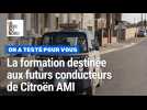 On a testé pour vous : la formation à la conduite de la Citroën AMI