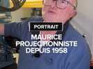 Maurice est projectionniste depuis 1958 dans un petit cinéma rural du Tarn