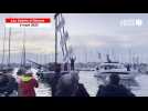 VIDÉO. L'arrivée de Fabrice Amedeo sur le ponton du Vendée Globe