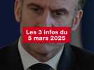 VIDEO. Les 3 infos du 5 mars 2025