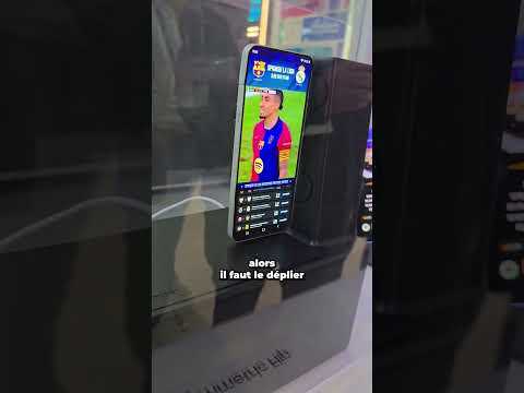 Samsung présente son smartphone qui se plie en 3 ! #mwc #samsung