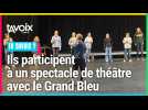 Ces ados participent à un spectacle théâtral avec le Grand Bleu, pour lille3000