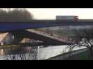 Un pont s'effondre à La Louvière