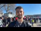 VIDÉO. Clément, étudiant, manifeste à Lorient « contre la montée de l'idéologie d'extrême droite »