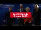 VIDEO. Les 5 infos du 6 mars 2025