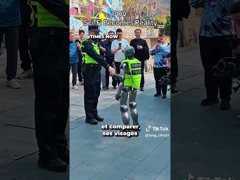 La Thaïlande dévoile son premier policier robot...et ça fait flipper  #robot  #police  #shorts