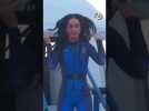 Katy Perry revient de l'espace et fait quelque chose d'improbable #shorts