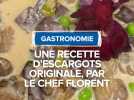 Une recette d'escargots original, par le chef Florent Pasteur.