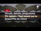 VIDÉO. F1. Circuit, favoris, programme TV... Tout savoir sur le Grand Prix de Chine