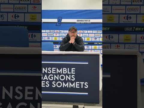 Nasreddine Behloul après GF38 - Montpellier au Stade des Alpes