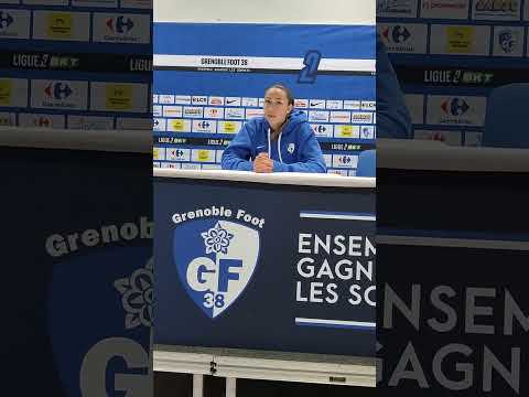 Candice Charbonnier après GF38 - Montpellier au Stade des Alpes