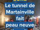 Eure : travail de fourmi dans le tunnel ferroviaire de Martainville