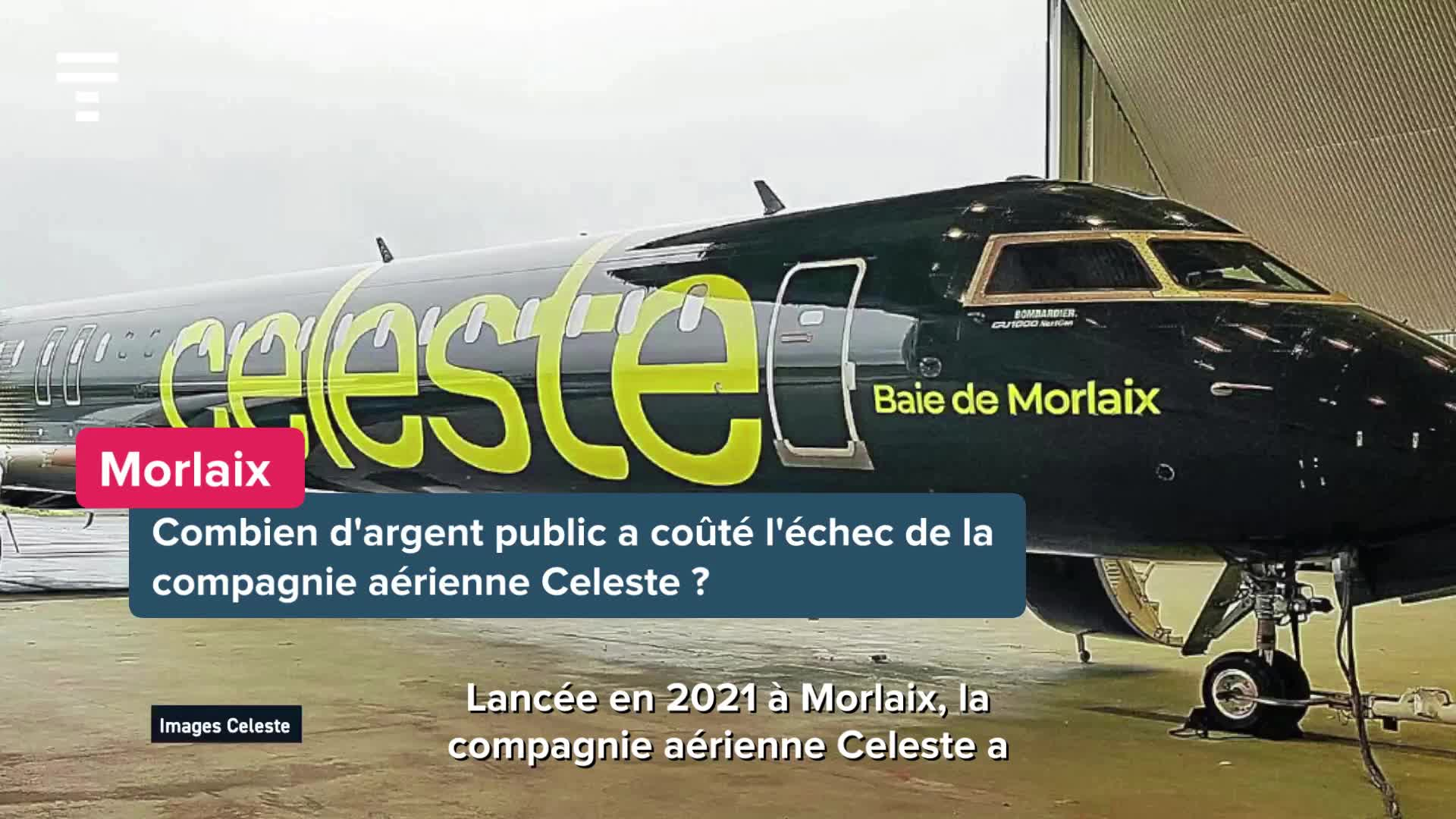 À Morlaix, combien d'argent public a coûté l'échec de la compagnie aérienne Celeste ? [Vidéo]