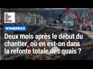 Deux mois après le début du chantier, où en est-on dans la refonte totale des quais de Wimereux ?