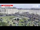 VIDEO. Millénaire de Caen : la foule est d'ores et déjà au rendez-vous au pied du château