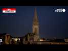 VIDÉO. Le spectacle, pyrotechnique de l'ouverture du château, vue depuis la porte Saint-Pierre