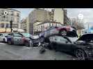 VIDÉO. Un impressionnant carambolage après un refus d'obtempérer à Paris