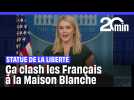 Quel homme politique français la Maison Blanche a t-elle qualifié d'« anonyme et de bas étage » ?