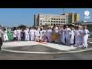 VIDÉO. « Une musique pour défendre l'hôpital » : les soignants tournent un clip à Saint-Malo