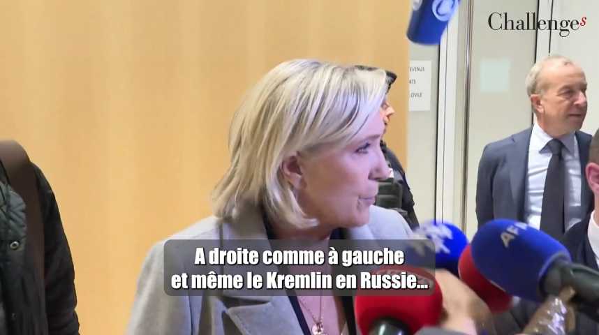 Les réactions des politiques à la condamnation de Marine Le Pen
