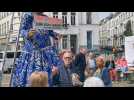 Neue Riesenfigur in Brüssel
