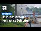Maubeuge : l'entreprise Delcorte victime d'un incendie