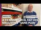 À 90 ans, Marcel s'est découvert une passion pour les maquettes