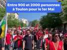 1er-Mai: entre 900 et 2.000 personnes pour un rassemblement 