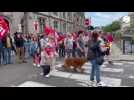 VIDEO. Manifestation du 1er-Mai à Quimper : 350 personnes garnissent le cortège