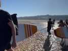 Wissant : un barbecue au milieu de la mer sur un banc de sable