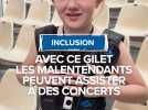 Inclusion : avec ce gilet sensoriel, les sourds et malentendants peuvent assister à des concerts