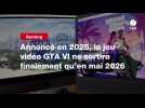 VIDEO. Annoncé en 2025, le jeu vidéo GTA VI ne sortira finalement qu'en mai 2026