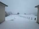 La neige en Côte-d'Or au mois de mars