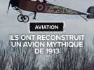 Ils ont restauré un avion mythique de 1913