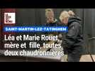 À Saint-Martin-lez-Tatinghem, Léa et Noémie Rouat, un duo mère-fille de chaudronnières