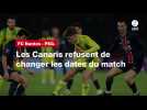 VIDÉO. FC Nantes - PSG. Les Canaris refusent de changer les dates du match