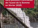 Ce 9 mars 2025,le niveau de l'eau a baissé dans l'ouest de la Somme, pas la tension avant de nouvelles grandes marées