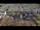 L'écoquartier abandonné de la Pointe de Blangy vu du ciel