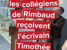 À Amiens, les collégiens de Rimbaud reçoivent l'écrivain Timothée de Fombelle