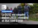 La D252 est coupée depuis 2023 à Nabringhen : riverains et élus sont à cran