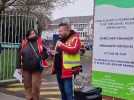 Opération escargot à Saint-Quentin pour dénoncer les conditions de travail dans un Ehpad