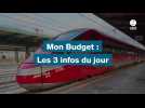 VIDEO. Mon Budget : les 3 infos du jour